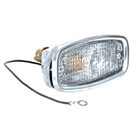 68 Camaro Except RS Left or Right Hand Parking Light Assembly With Stainless Trim