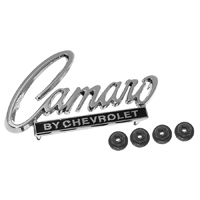 68-69 Camaro By Chevrolet Header Panel Emblem