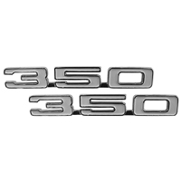 68 Camaro Front Fender Emblem 