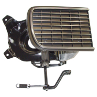 68 Camaro RS Headlight Door Assembly With Chrome Tips, Right Hand