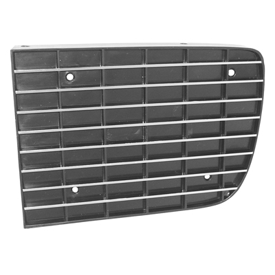 68 Camaro RS Headlight Door, Black With Chrome Tips Left And Right Hand, Pair