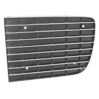 68 Camaro RS Headlight Door, Black With Chrome Tips Left And Right Hand, Pair