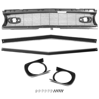 68 Camaro Except RS Grill And Front End Molding Kit