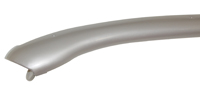 68-69 Camaro Satin Silver Finish Convertible Windshield Header Moldings