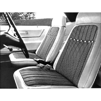 69 Camaro Coupe Front Buckets & Rear Deluxe Seat Upholstery