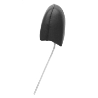 69 Camaro Black Headrest Assembly With Curved Insertion Bar