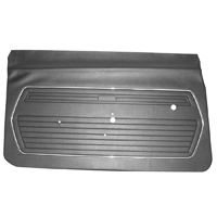 69 Camaro Black With Standard Interior Unassembled Door Panels, Pair