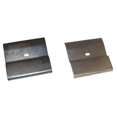 69 Camaro Black Dash Panel Grab Handle Backing Plates, Pair