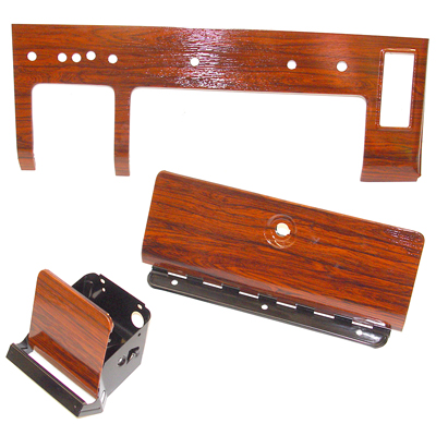 69 Camaro Rosewood Dash Panel Kit, Right Side Kit, 3 Pieces