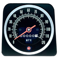 69 Camaro Speedometer With, 120 MPH