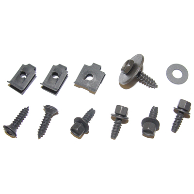 69 Camaro A/C Outlet Bezel Fastener Kit, 11 Pieces