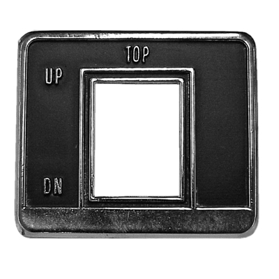 69 Camaro Convertible Power Top Switch Bezel