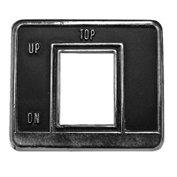 69 Camaro Convertible Power Top Switch Bezel