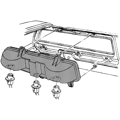 69 Camaro Except RS Tail Light Housing Left Hand