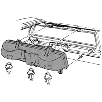 69 Camaro Except RS Tail Light Housing Left Hand