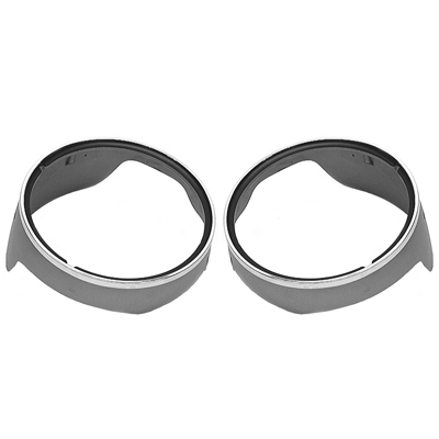 69 Camaro Except RS Left & Right Hand Headlight Bezel With Chrome Trim, Pair