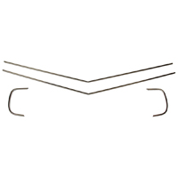 69 Camaro Standard Grill Molding 4 Piece Kit