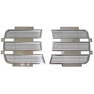 69 Camaro RS Left and Right Hand Headlight Chrome Inner Door, GM Tooling