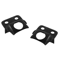 69 Camaro Left And Right Hand Outer Front  Endura Bumper Brackets, Pair