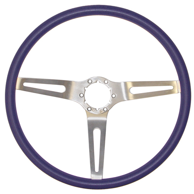 67-72 Chevrolet Car Comfort Grip Steering Wheel, Blue