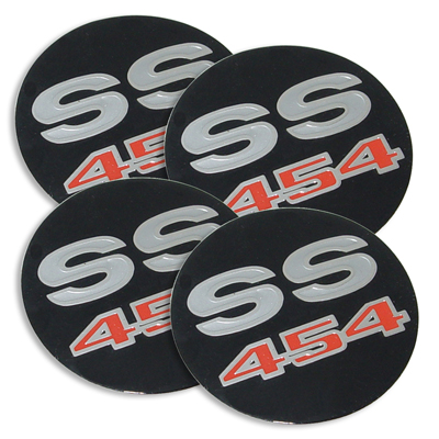 69-70 Camaro SS 454 Center Cap Inserts, Set of 4