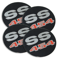 69-70 Camaro SS 454 Center Cap Inserts, Set of 4