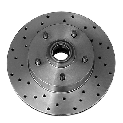 69 Camaro X Drilled Brake Rotor, Pair