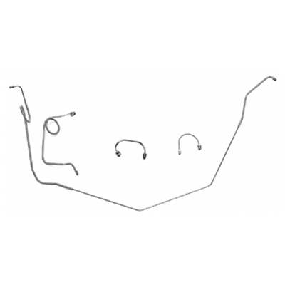 69 Camaro Front Brake Line Kit Original Standard Drum 4 Pieces