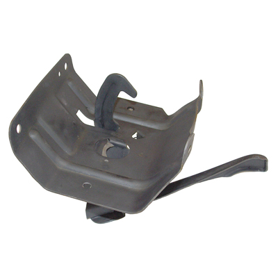 69 Camaro All Hood Latch Catch Assembly, Original Style, Dark Grey Phoshate Plating