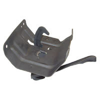 69 Camaro All Hood Latch Catch Assembly, Original Style, Dark Grey Phoshate Plating