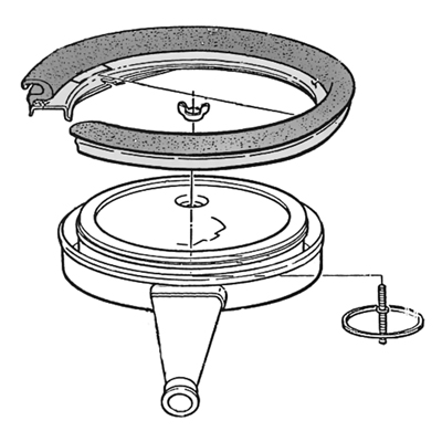 69 Camaro Cowl Induction Flange To Hood Seal