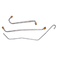 69 Camaro Fuel Pump To Carburetor Lines 350 / 255 & 300  HP With Return 3 Piece Set