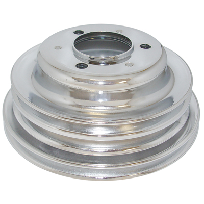 69-72 Camaro Crankshaft Pulley, Big Block, Long, Triple 7-3/4