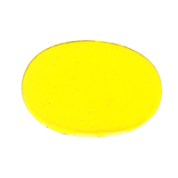 69 Steering Box Inspection Decal, Yellow/Oval