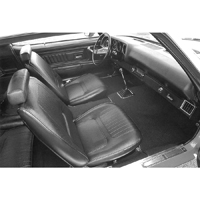 70 Camaro Coupe Front Buckets And Rear Standard Steat Upholstery