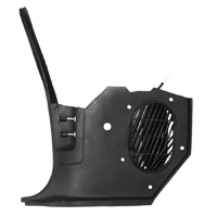 70-81 Camaro Black Left Hand Kick Panels Without A/C