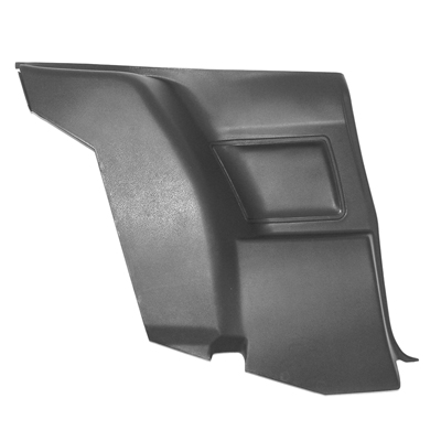 70-71 Camaro Left Black Rear Arm Rest Panels, Each