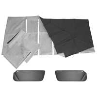70-73 Camaro Black Headliner & Sunvisor Kit ( Premier Perforated Vinyl )