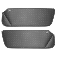 70 Camaro Coupe Black Sunvisors, Pair