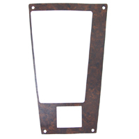 70-71 Camaro Burlwood Center Shift Plate Woodgrain Insert