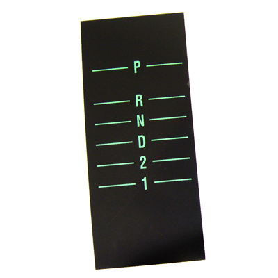 70-72 Camaro Shift Plate Pattern Insert, TH350 or TH400
