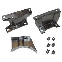 70-72 Camaro Console Mounting Brackets Set, 3 Pieces