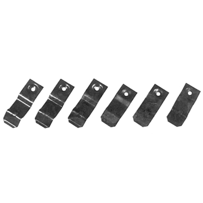 70-78 Camaro Dash Pad Clip Kit, 6 Pieces