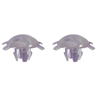 70-81 Camaro Door Glass Guide Stop Plastic Bumpers, Pair