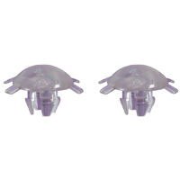 70-81 Camaro Door Glass Guide Stop Plastic Bumpers, Pair