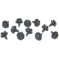 70-81 Camaro A-Arm Splash Flaps, Screw Kit 12 Pieces