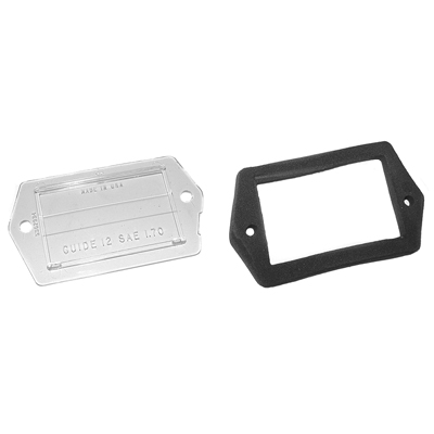 70-73 Camaro License Plate Lamp Lens, Includes Seal