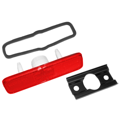 70-73 Camaro Red Rear Side Marker Light, With Gasket And Retainers, Import
