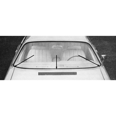70-81 Camaro Rear Hood Edge Molding