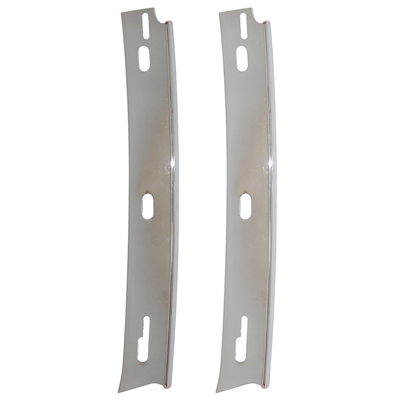 70-81 Camaro Left & Right Hand Chrome Rear Vertical Section Moldings